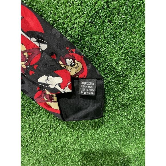 Lot Of 2 Vintage 90’s Looney Tunes Mania Ties Bugs Daffy Tweety RoadRunner Taz - Picture 7 of 11